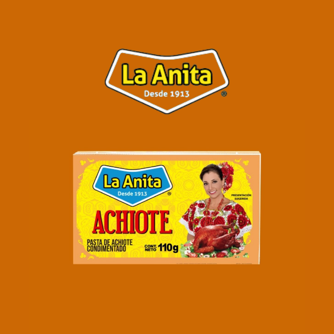 Pasta de adobo de achiote LA ANITA 110 gramos